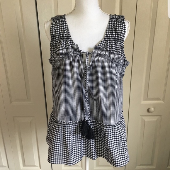 Derek Lam Tops - NEW! Derek Lam 10 Crosby sz 4 Plaid Top